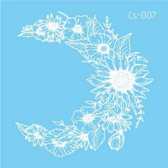 Trendy White Flower Temporary Tattoo Stickers for Face & Arm