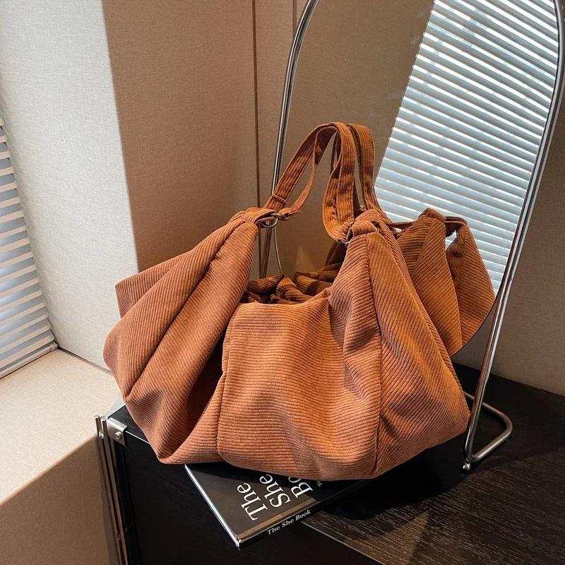 Большая вместимость однотонная сумка на молнии из модного бархата распродажа универсальная популярная сумка-тоут