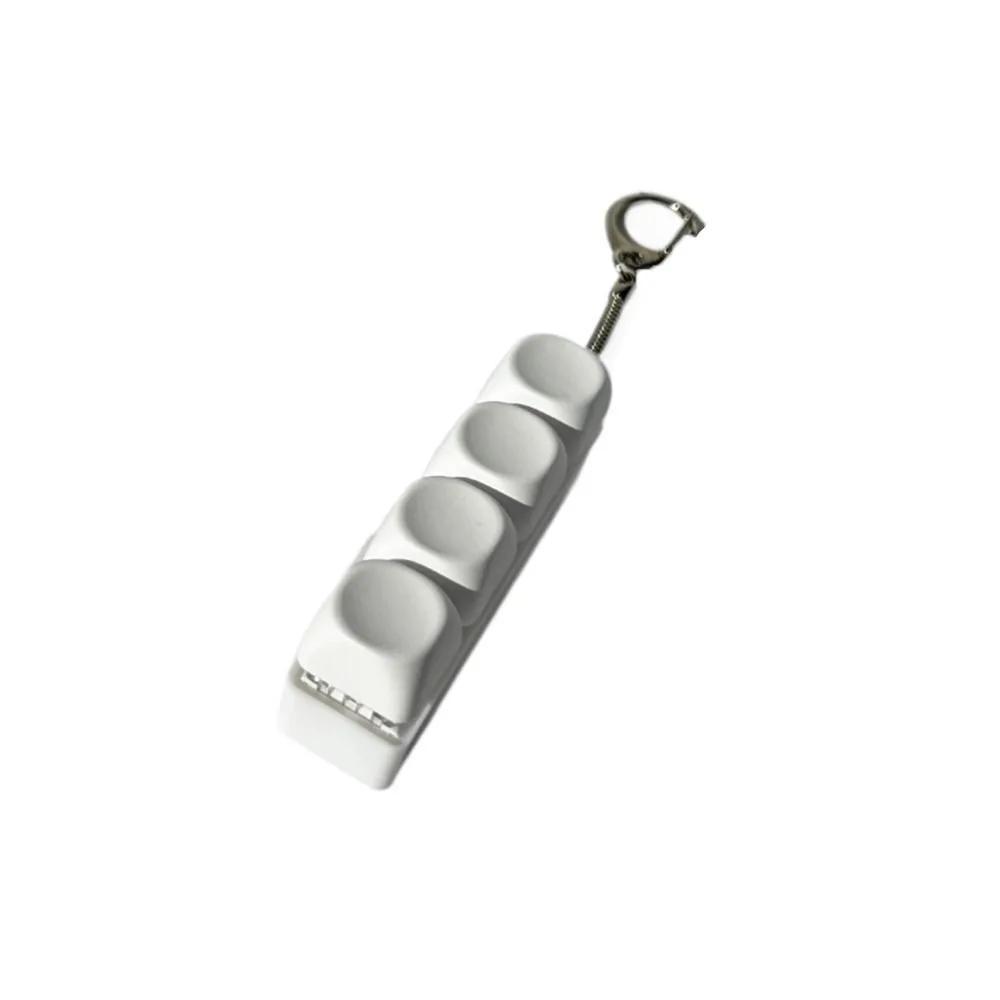 Build Your Own Keyboard Keychain, 9 Keys Diy Fidget Toy With Asmr Click Sound, Custom Mechanical Keyboard Feel Stress Relief Key