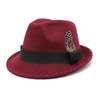Woolen Women'S Hat British Retro Top Hat Women'S Trendy Fashion Warm Jazz Hat
