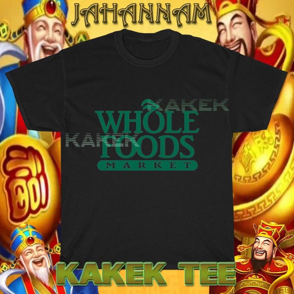 Новый Логотип Whole Foods Market Американская Футболка Смешная Размер от S до 5XL