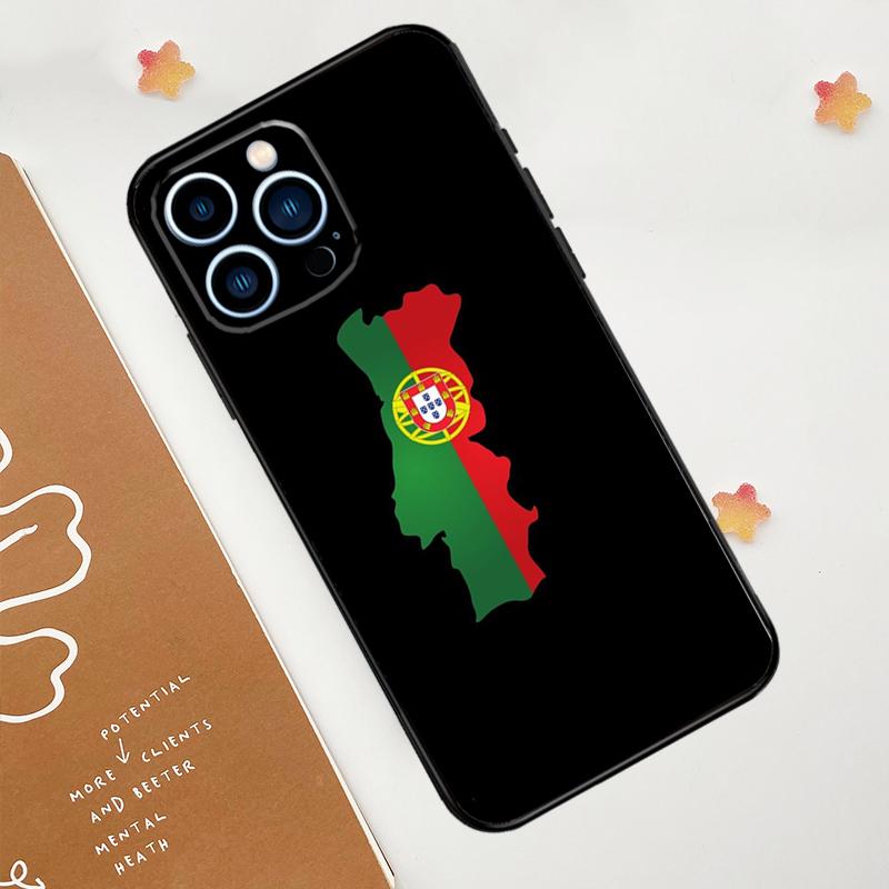 Чехол для телефона с флагом Португалии для iPhone 17 Pro Max 14 11 15 16 Pro Max 13 12 mini 16 Plus 16e 17 Air Funda