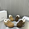 Теплые флисовые ботинки Birkenstock зимние новые Doudou обувь для ношения в снегу хлопковые ботинки