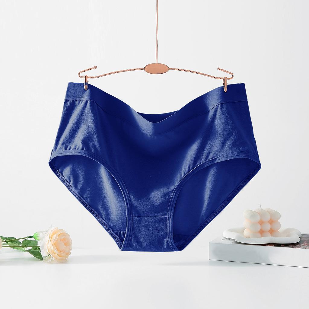 Large Size Underwear Solid Color Women's Pants Breathable Cotton Underwear Women's