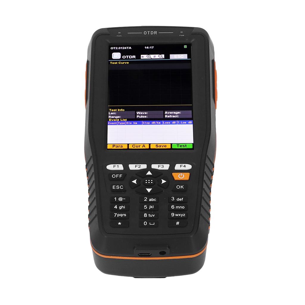 Optical Time Domain Reflectometer 0 To 60KM 4 In 1 OTDR Optic Fiber Tester 3.97in Screen 100‑240V EU Plug