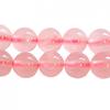 Нить из 60 круглых бусин диаметром 6мм и 6 мм из розового кварца.
