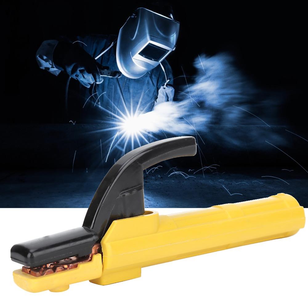 Copper Electric Welder Clamp 300A Welding Stick Rod Clamp Welding Electrode Holder Welding Working