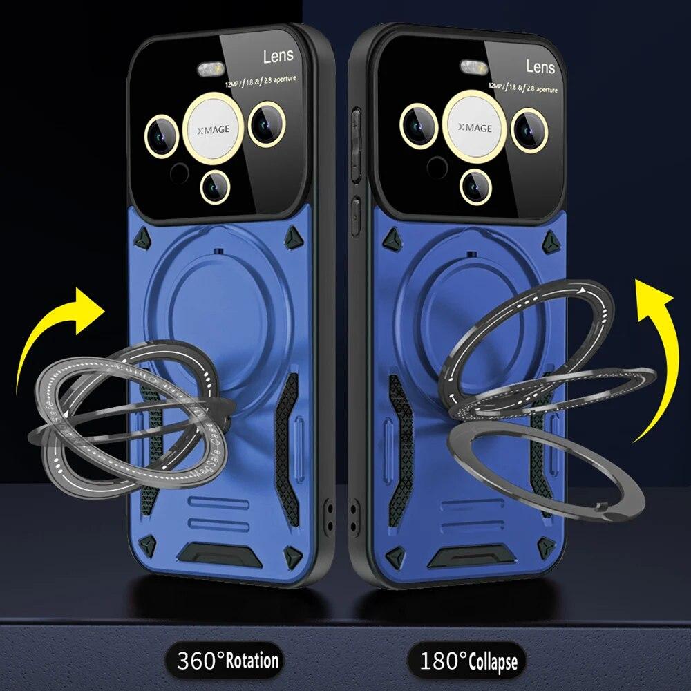KEYSION Противоударный чехол для Huawei Mate 60 Pro + P60 Pro Nova 10 SE, защитный чехол для камеры с кольцом и подставкой, чехол для телефона Honor 90 X8A X7A