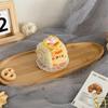 Cute Creative Swiss Roll Cake Plush Doll Toy Dessert Keychain Bag Pendant Backpack Hanging Ornaments Keyring Girl Birthday Gifts