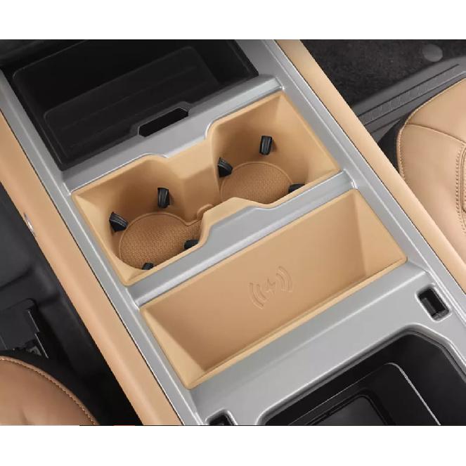 Для Land Rover Defender 2025 90 110 130 Беспроводная зарядная площадка Силиконовая нескользящая Центральный держатель для стакана Аксессуар для модификации