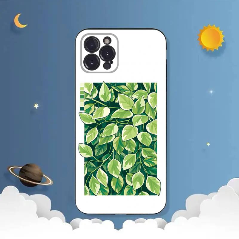 Чехол для телефона с растениями и цветами для iPhone Samsung Galaxy Redmi Xiaomi Oppo OnePlus Note SA 7 8 9 10 11 12 13 14 20 21 22 23 53 54 Pro Max Ultra TPU Soft