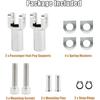 2.25'' Motorcycle Rear Passenger Foot Pegs Support Mount  Footrest Clevis Kits for Harley Fatboy Heritage Softail FXST 2000-2006