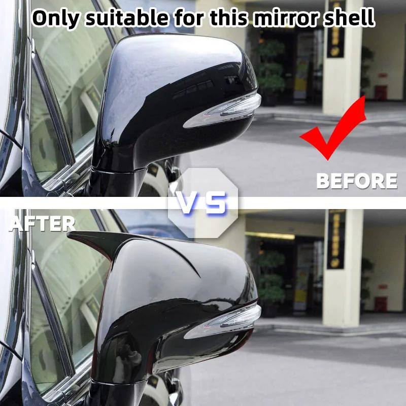 Для Lexus RX RX270 RX350 RX450 2009-2014 Car Sicker Крышка бокового зеркала заднего вида Крышка крыла Внешний чехол заднего вида Отделка карбон