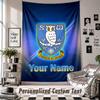Wall Hanging Tapestry With Custom Name & Text, Sheffield Wednesday FC Decorative Tapestry For Bedroom