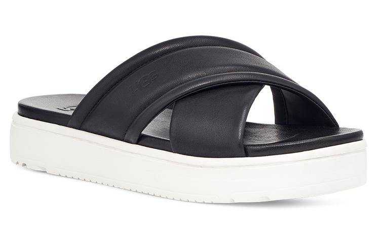 UGG Шлепанцы с резиновой подошвой Женские Черные 1128635-BLLE