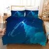 Starry Sky Bedding Set 3D Printed Duvet Cover Set Outer Space Theme Skin Friendly Luxury Birthday Gift Single Double Queen Size