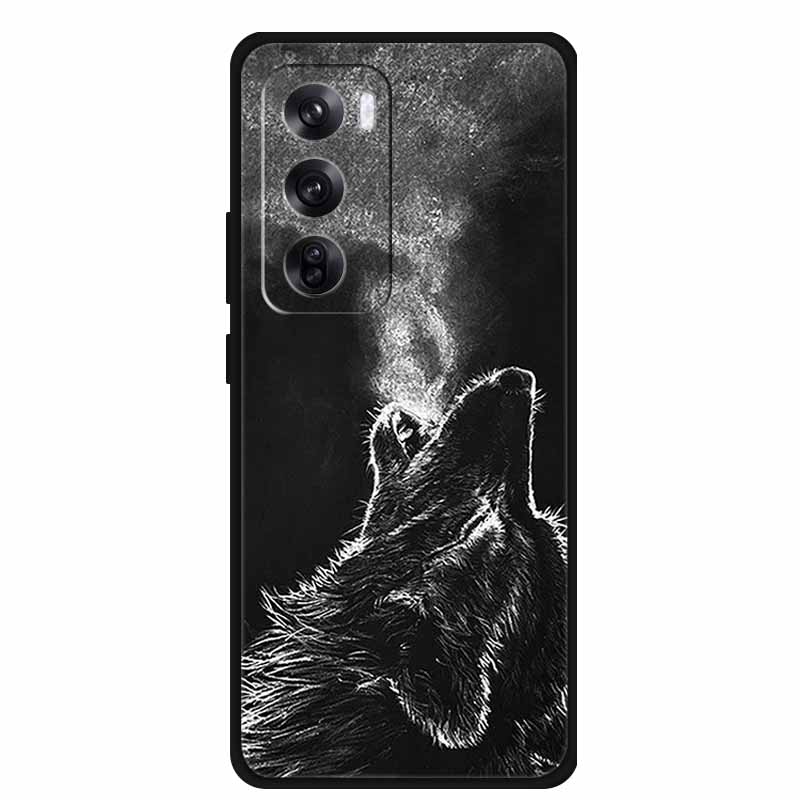 Чехол для OPPO Reno 12 / Reno12 Pro Глобальная версия Модный Принт Мягкий Силиконовый Задний Чехол Для Reno12 Pro Чехол с Кошкой Reno12 5G
