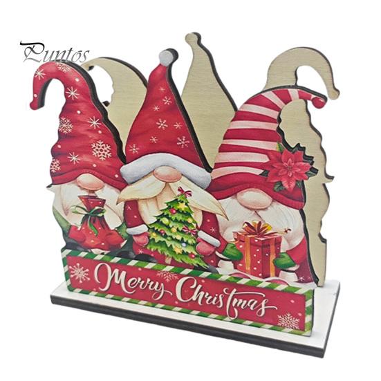 Makeup Brush And Lipstick Holder Christmas Theme Wooden Napkin Holder, Decorative Holiday Paper Towel Stand, Dried Flower Vase for Table HD