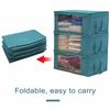 1/2/3Pcs Clothing Wardrobe Organizer Bag Clothes Blanket Quilt Closet Box Bag Home Foldable Storage