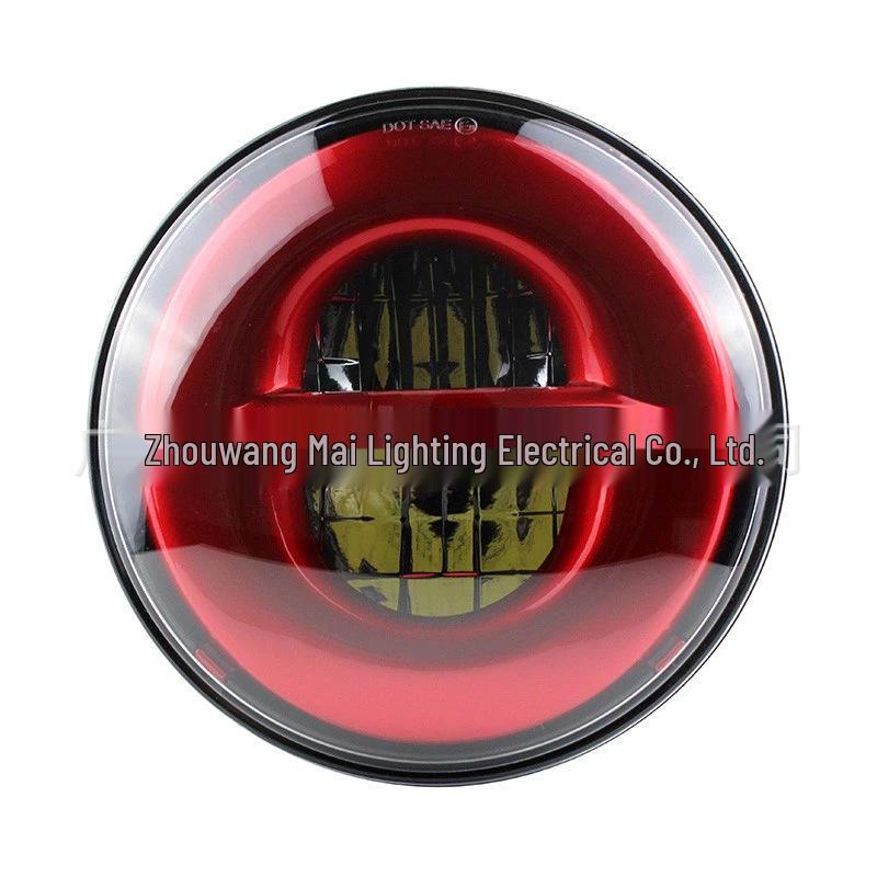 7-inch LED Headlight 50W High-Brightness High/Low Beam for Harley & Wrangler Motorcycles