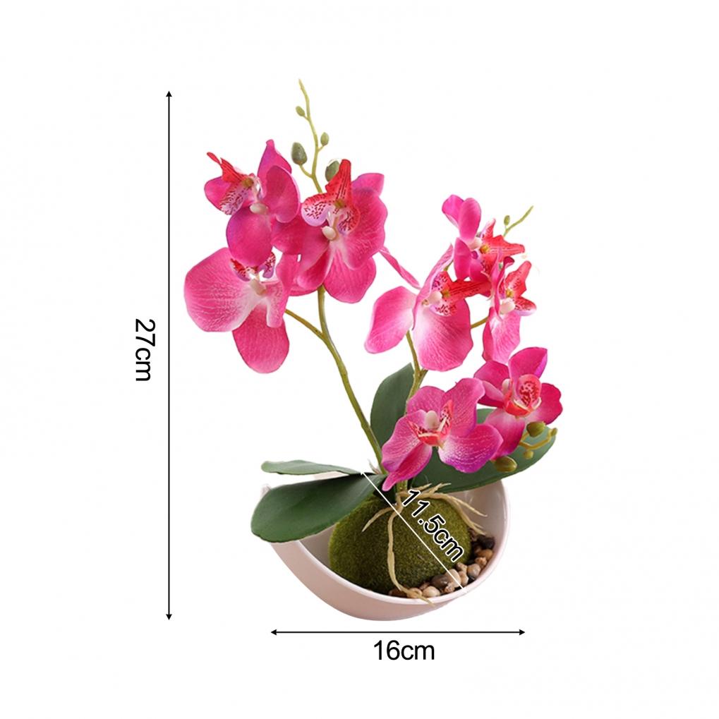 Искусственное растение орхидея горшечный цветок украшение украшение мероприятия