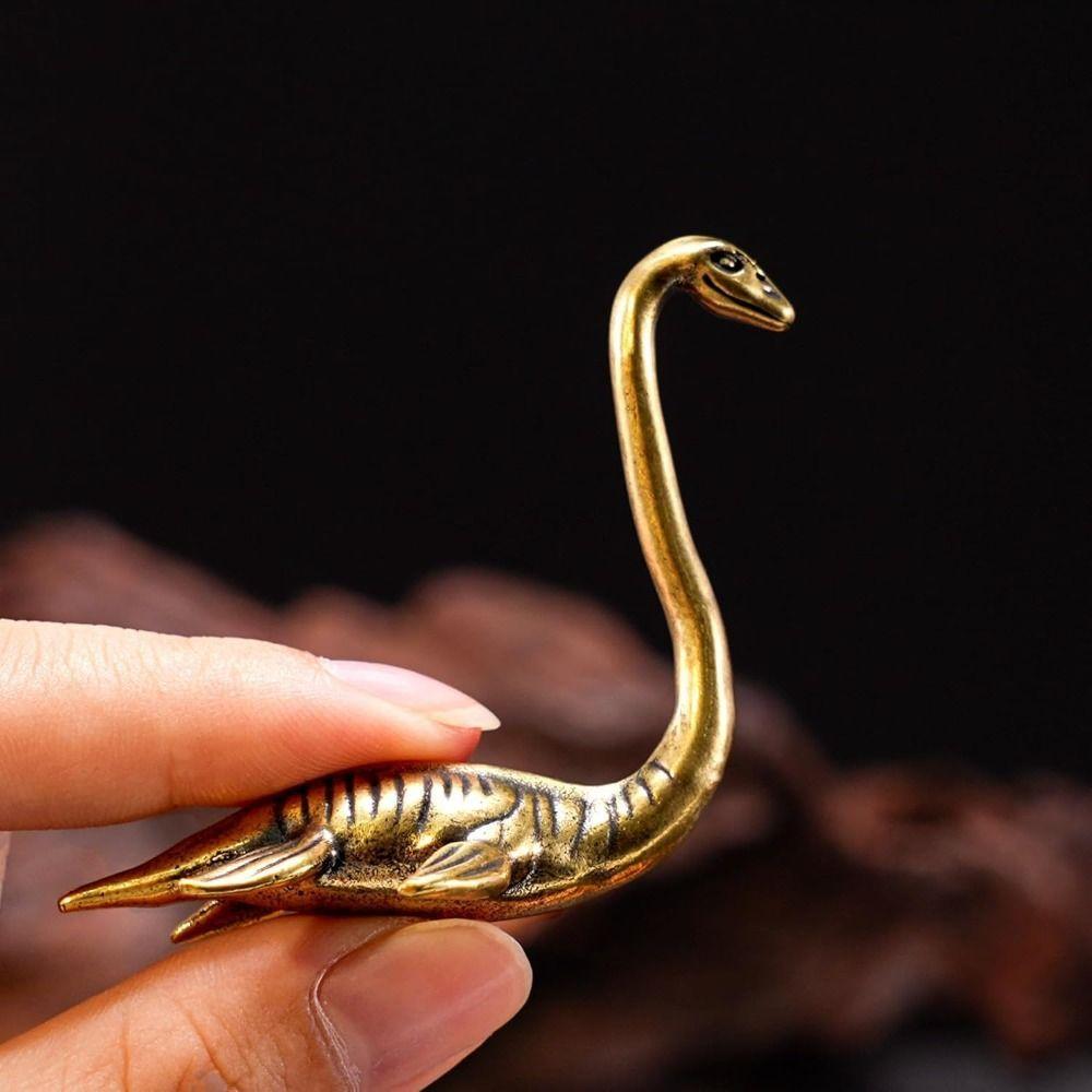 Collectible Loch Ness Monster Figurines Antique Finish Animal Sculpture Home Decor
