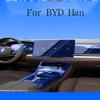 Для BYD Han - Защитная пленка от царапин из ТПУ для центральной консоли, приборной панели, навигации, внутренней двери автомобиля