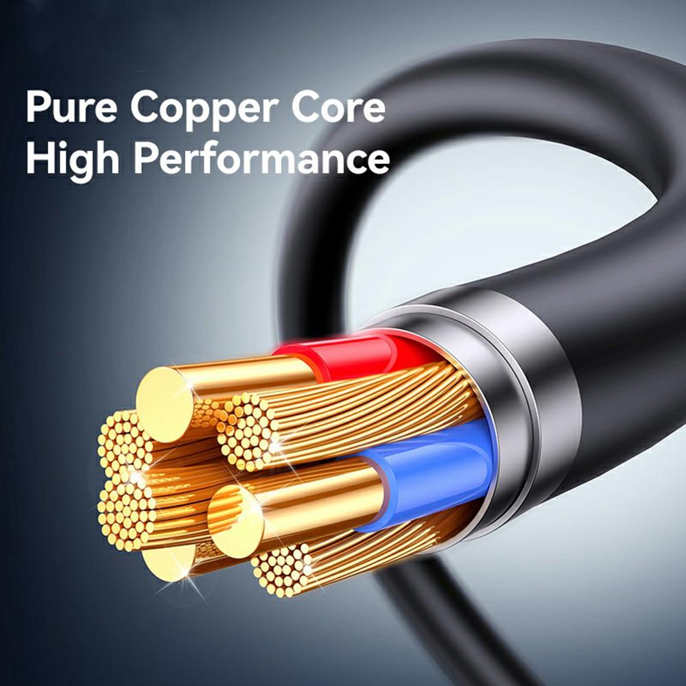 USAMS SJ780 U94 1m PD 60W Fast Charging Cable Type-C to Type-C Data Transfer Cord for Smartphone/Laptop/Tablet