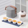 Chinese Ink Landscape Ceramic Travel Tea Set