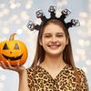 Halloween Headband Sparkling Ghost Decor Exquisite Crafted Hairband Decorative Effect Hair Hoop Hair Accessories