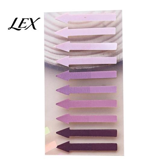 Adhesive Page Markers Arrow Index Tab Stickers, Translucent PET Markers, Color Coded Stickers Colorful Sticky Flags for Organizing Book And
