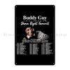 Бадди Гай блюз Живое доказательство Металлическая табличка Постер Паб Настроить Настенный декор Настроить Жестяная табличка Постер