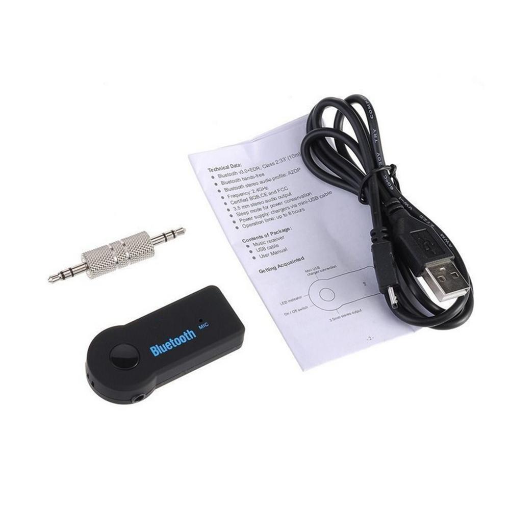 Aux Wireless Adapter Audio Aux Stereo Headphone Reciever Adapter Mini Bluetooth 5.0 Transceiver Adapter A2dp Headset Receiving