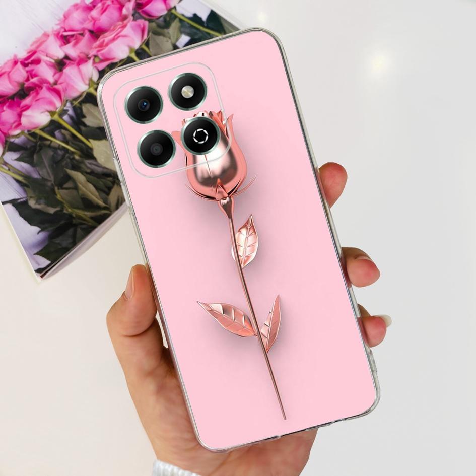 Чехол для Honor X6b JDY-LX1 JDY-LX2 Чехол Роскошный Мраморный Узор Мягкий Прозрачный Силиконовый Задняя Крышка Телефона Для Honor X6b 4G X 6B Fundas