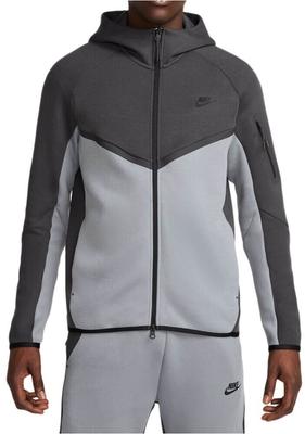 Куртка Tech Full-Zip Windrunner Hoodie (HV0949) антрацит/холодный серый/черный