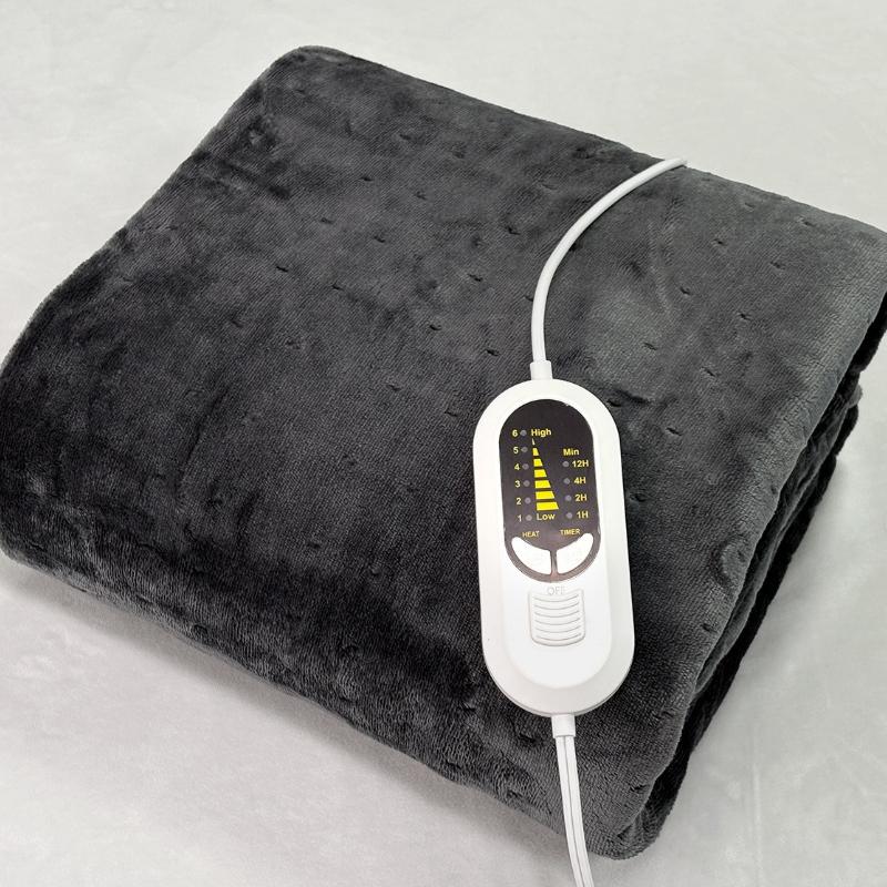 180x130cm Electric Blankets Flannel Warm Body Heating Blanket Intelligent 6-speed Temperature Control Thin Blanket Multi Purpose Sofa Bed Thin Quilt