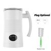 Milk Frother 4 In 1 Hot/Cold Foam Maker 400W Stainless Steel Non-Stick Interior 11.84oz/350ml