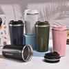 Smart Coffee Tumbler 510ml Stainless Steel Thermos Cup with Portable Rope Intelligent Temperature Display Travel Mug