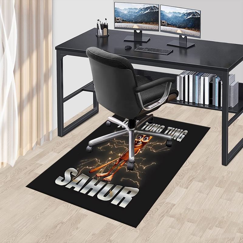 Electric Energy Stickman Carpet For Playroom Bedroom Living Room Sofa Home Decorkids Game Area Rug Nonslip Floor Mat