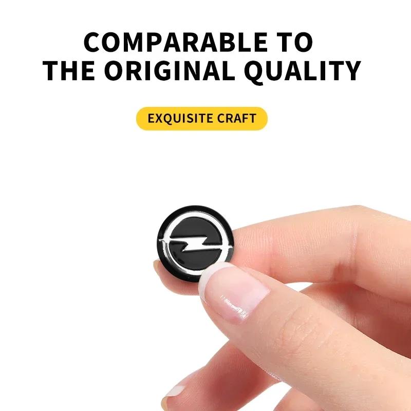 czsvdy1 czprfz1 2/5/10Pcs Car Remote Key Sticker Aluminum Emblem Stickers Decor For Opel Astra Insignia Corsa Zafira Meriva Mokka Vivaro Vectra