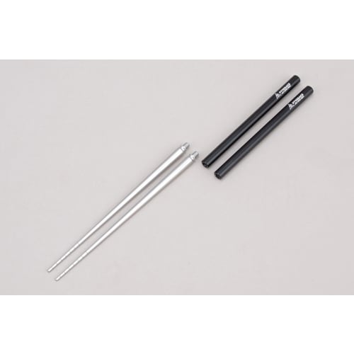Katariki Shoji Tsunagi Chopsticks, Lightweight, 23cm, Stylish, Perfect for Outdoors, Camping, and BBQs, Made In Japan with Titanium and Aluminum, Tsub