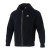 Мужская толстовка с капюшоном на молнии из флиса Sportswear Club Черно-белая FN3862-010