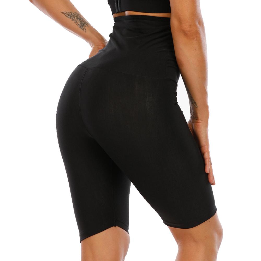 Sauna Shorts for Women Sweat Sauna Pants High Waisted Slimming Shorts Compression Thermo Capris Leggings Workout Body Shaper Thigh Slimmer Shapewear