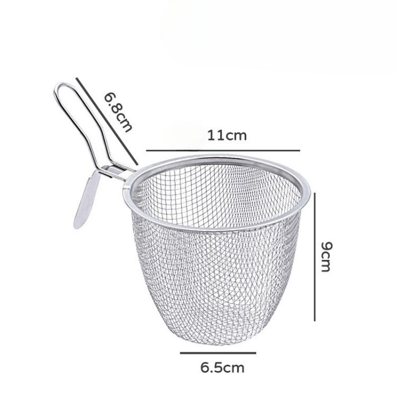 Дуршлаг для хот-пота из нержавеющей стали, бытовой фильтр, воронка с крючком, фильтр для зачерпывания и приготовления лапши