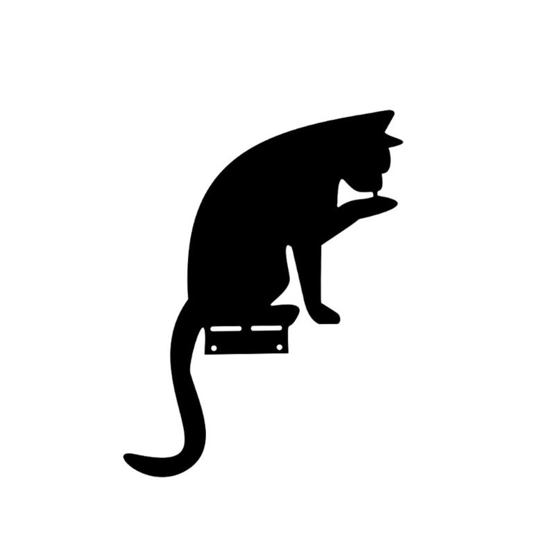 Металлические садовые украшения Металлические садовые животные Садовые колышки Садовые украшения в виде кошек Уличный садовый вкладыш для клумб Газон