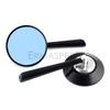 CNC Aluminum Motorcycle Rear View Mirrors Blue Lens Side Mirror Black Red Blue for Motorbike Scooter Moto Racing