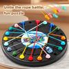 1pcs Rope Tangle Puzzle Game - Brain Teaser Logic Training Toy for Kids & Adults, Focus Enhancing Interactive Challenge Activity