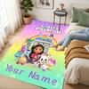 Custom Name Kitty Party Living Room Non-Slip Area Rug Soft Carpet for Bedroom Kids Playroom Sofa Office Home Decor Doormat