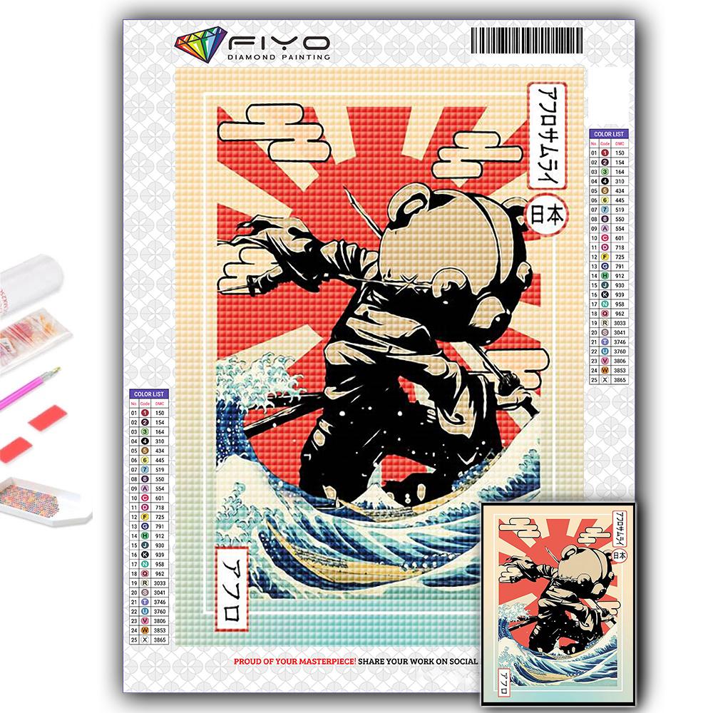 Алмазная вышивка Аниме Африканский самурай 5D DIY Алмазная картина Вышивка крестом Стразы