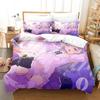3D Print  Murasaki Shion Bedding Set Printed Bed Set With Pillowcase Bed Duvet Cover Soft Queen King Size Bedclothes Home